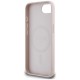 Guess 4G Circle Classic Logo MagSafe case for iPhone 16e - pink