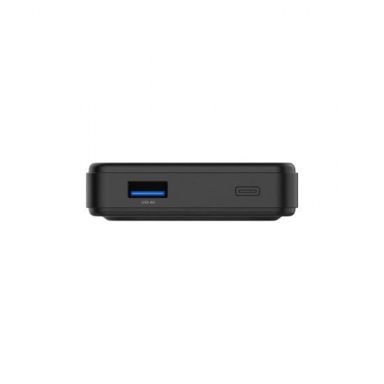 Powerbank Wozinsky WLWP-10KA0Y3S 22.5W PD Qi2 10000 mAh, with stand, 1x USB-A, 1x USB-C - black
