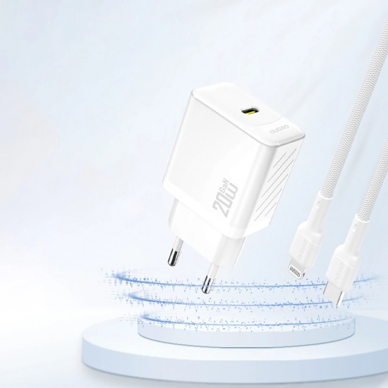 Dudao A26 PD20W GaN USB-C Charger - White