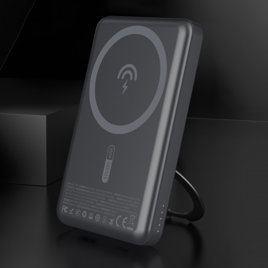 Dudao K28S 20W PD 5000mAh Powerbank with MagSafe and Stand - Gray