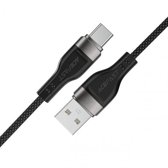 Acefast C11-04 USB-A - USB-C 3A Cable 1.2m Magnetic Braid - Black