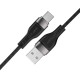 Acefast C11-04 USB-A - USB-C 3A Cable 1.2m Magnetic Braid - Black