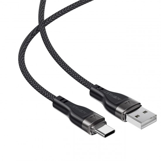 Acefast C11-04 USB-A - USB-C 3A Cable 1.2m Magnetic Braid - Black
