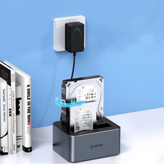 Orico 6626C3-C-V1 2-Drive Docking Station with Offline Clone Function 2.5
