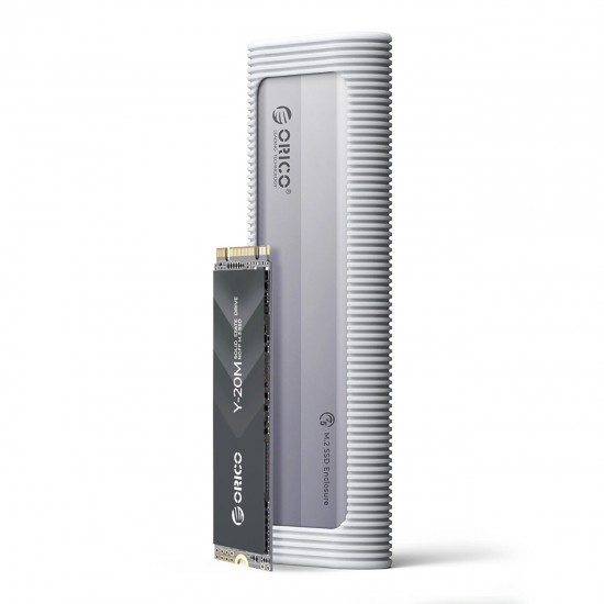 Orico AXM2S-G2 M.2 NVME/NGFF USB-C 10Gb/s Disk Drive - Gray