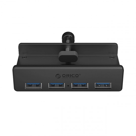 Orico MH4PU Hub Clamp-Mounted 4x USB-A 3.0 - Black