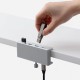 Orico MH4PC Hub Clamp-Mounted USB-C / 3x USB-A 3.0 + 1x USB-C 3.0 - Silver