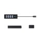 Orico PW4U-C3 USB-C / 4x USB-A 3.0 Hub - Black