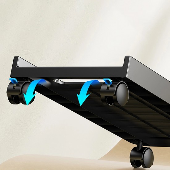 Orico CPB2 Computer Stand with Wheels - Black