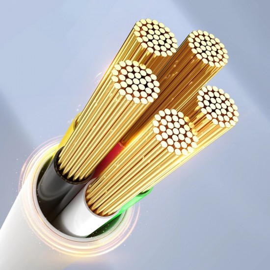 Orico CDX 60W 3A Power Delivery USB-C - USB-C 1m Cable - White