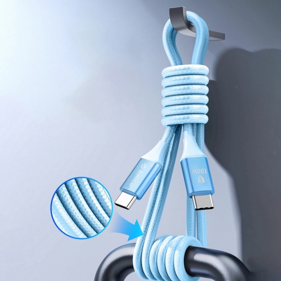 Orico CDX 100W 5A Power Delivery USB-C - USB-C cable 1m - blue