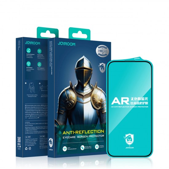 Joyroom JR-MAR0317 tempered glass with anti-reflective coating for iPhone 15 Plus/16 Plus
