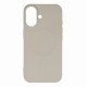 Liquid Silicone Case MagSafe for Samsung Galaxy S25 - Beige