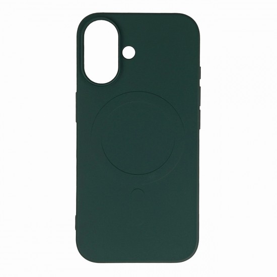 Liquid Silicone Case MagSafe for Samsung Galaxy S25 - Green