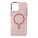 Wozinsky Glitter Case with Mag Safe for Samsung Galaxy S24 FE - Pink with Glitter