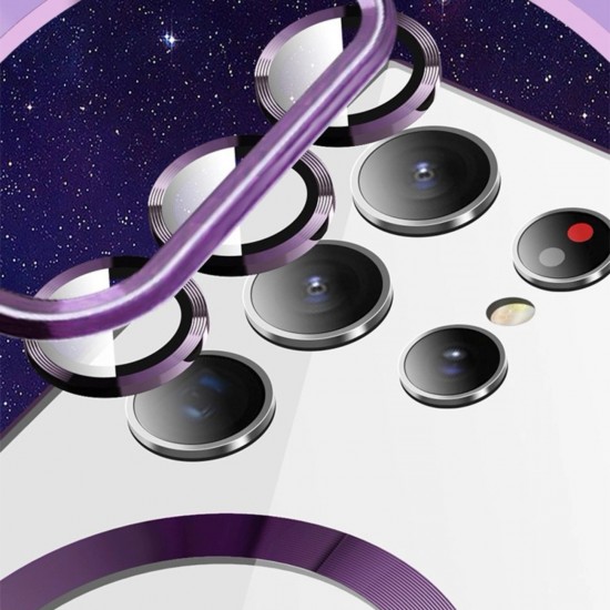 Wozinsky Electroplated Magsafe Case for Samsung Galaxy S24 FE - Blue