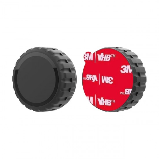 Apple AirTag Case, Screw-on, Waterproof, Self-Adhesive - Black - 4 pieces