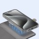 Dux Ducis Lawa Leather Case for iPhone 15 Pro Max - Gray