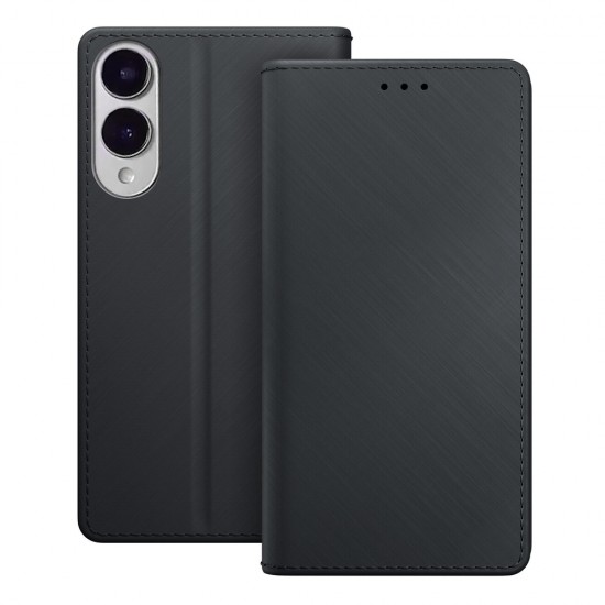 3mk Wallet Case for Samsung Galaxy S25 Edge - Black