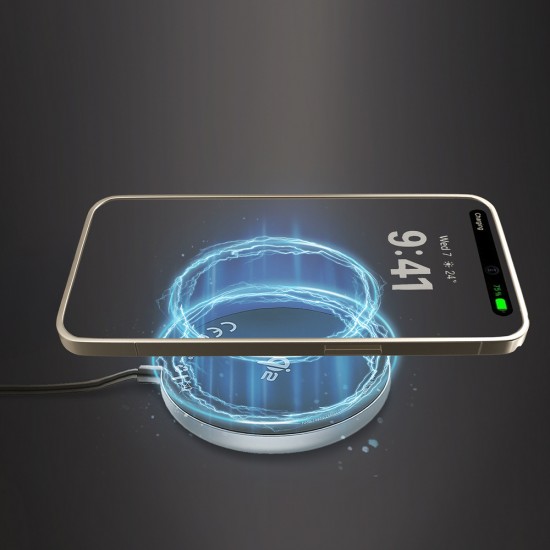 Wozinsky 15W Wireless Qi2 Inductive Charger - Black