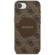 Guess 4G Circle Classic Logo MagSafe case for iPhone 16e - brown
