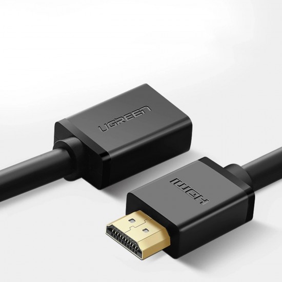 Ugreen HD107 10146 HDMI (Male) - HDMI (Female) 4K Cable 5m - Black