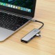 Tech-Protect HB01 HUB Adapter 5in1 USB-C + USB3.0 + HDMI 4K 60Hz + PD100W - gray