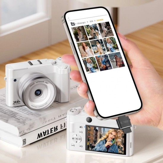 Tech-Protect UltraBoost microSD card reader adapter with USB-C - black