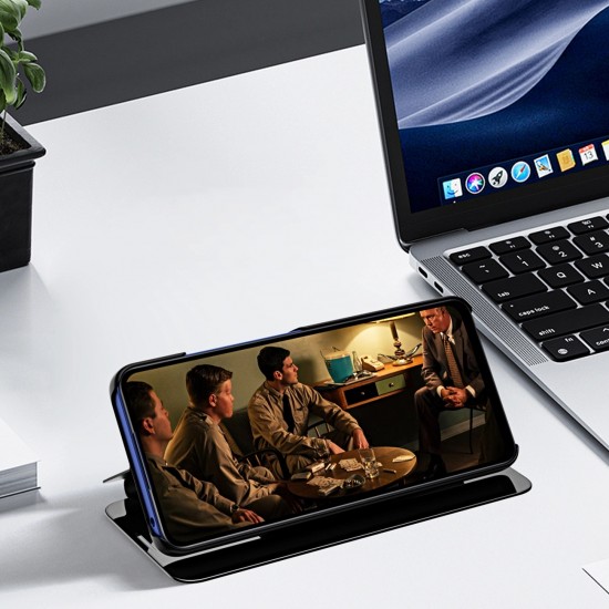 Clear View Case for iPhone 16e / 17e Flip Cover - Blue