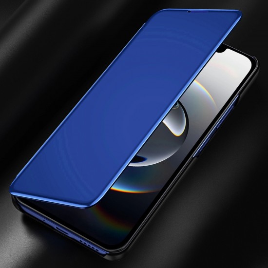 Clear View Case for iPhone 16e / 17e Flip Cover - Blue