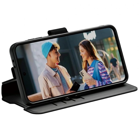 CARE by PanzerGlass Feature Wallet Kickstand Case for Samsung Galaxy A56 5G - Black