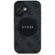 Guess 4G Circle Classic Logo MagSafe case for iPhone 16 - black