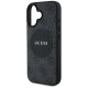 Guess 4G Circle Classic Logo MagSafe case for iPhone 16 - black
