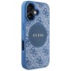 Guess 4G Circle Classic Logo MagSafe case for iPhone 16 - blue