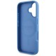 Guess 4G Circle Classic Logo MagSafe case for iPhone 16 - blue