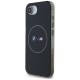 BMW IML Metal White Circle MagSafe iPhone 16e Case - Black