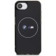 BMW IML Metal White Circle MagSafe iPhone 16e Case - Black