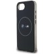 BMW IML Metal White Circle MagSafe iPhone 16e Case - Black