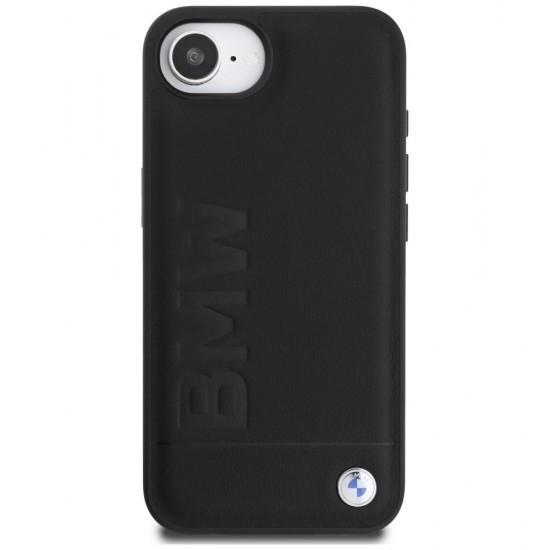 BMW Leather Hot Stamp iPhone 16e Case - Black