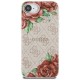 Guess 4G Flowers Print MagSafe iPhone 16e Case - Pink