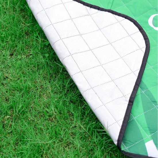 Qunature picnic mat waterproof camping blanket 2 x 2 m - green