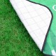 Qunature picnic mat waterproof camping blanket 2 x 2 m - green