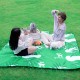 Qunature picnic mat waterproof camping blanket 2 x 2 m - green