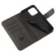 Magnet Case with flap for Honor X6a - black