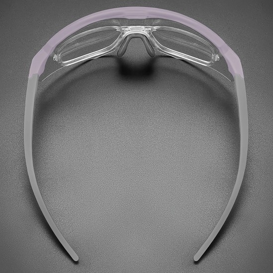 Rockbros Polarized Cycling Glasses with UV Protection and Corrective Insert - Purple
