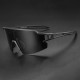 Rockbros Polarized Cycling Glasses with UV Protection and Corrective Insert 14120008006 Gray Lenses - Black
