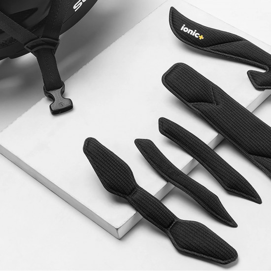 Rockbros Bike Helmet with Visor, Detachable UV Protective Goggles, Unisex - Green