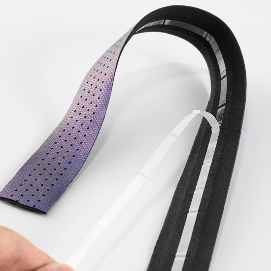 Rockbros Handlebar Tape Perforated Silicone with Chameleon Effect - Purple