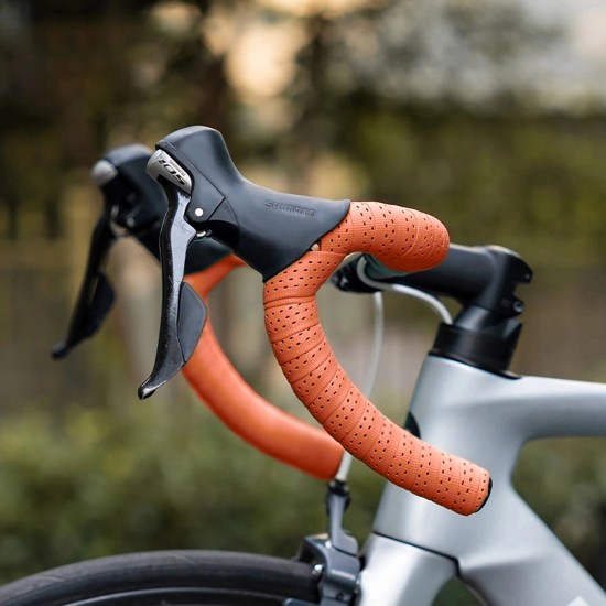 Rockbros Perforated Silicone Handlebar Tape - Orange