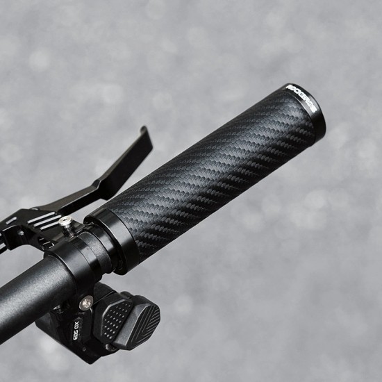 Rockbros Bike Grips Twisted Straight Anti-Slip Grips - Black